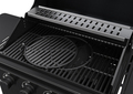 Gassgrill 4 brennere og sidebrenner svart - Grillexpert